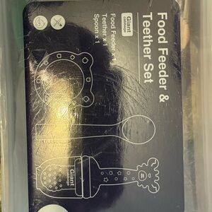 Amazon Food Feeder & Teether Set - Black